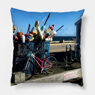 Provincetown pier Pillow