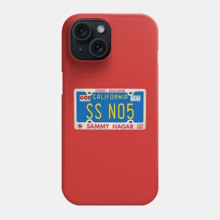 Sammy Hagar - Montrose - Space Station #5 License Plate Phone Case