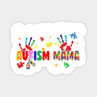 Somebody's loud & proud autism mama Puzzle Gift For Women Mother day Magnet