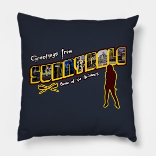 Greetings From Sunnydale Pillow