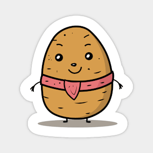 happy potato Magnet