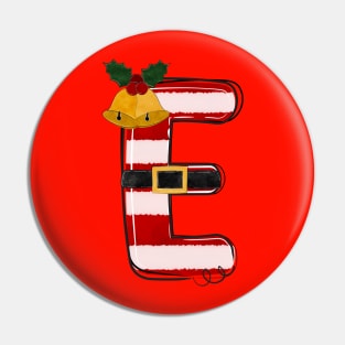 Letter E (Christmas Alphabet) Pin