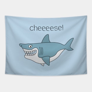 Shark - cheeeese! Tapestry