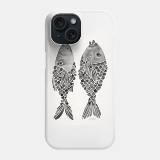 indonesian fish black Phone Case