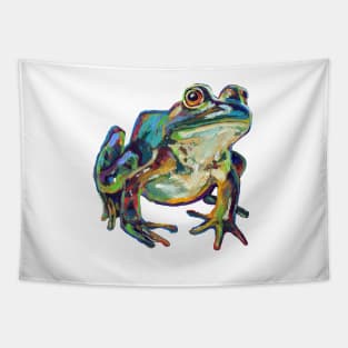 Bullfrog art by Robert Phelps Tapestry