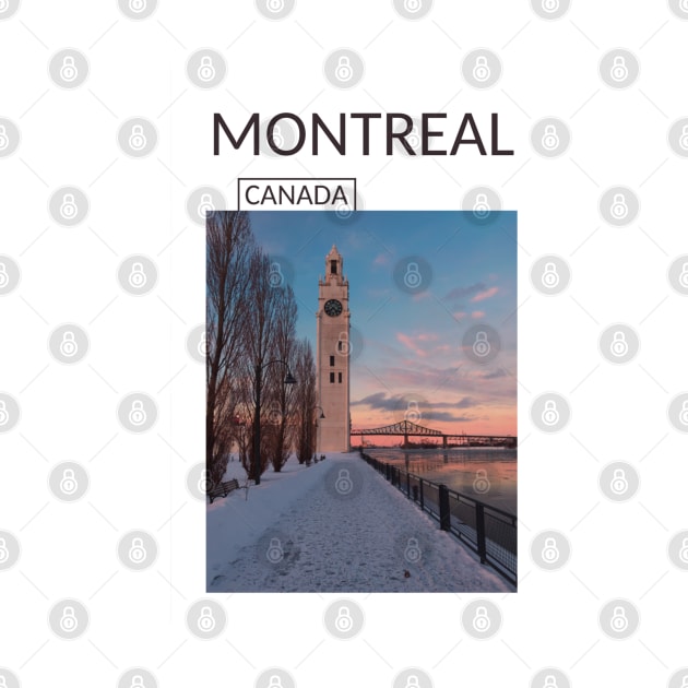 Montreal Quebec Canada Gift for Canadian Canada Day Present Souvenir T-shirt Hoodie Apparel Mug Notebook Tote Pillow Sticker Magnet by Mr. Travel Joy