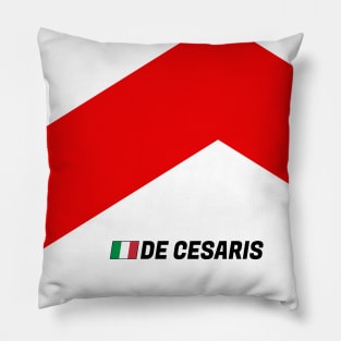 F1 Legends - Andrea de Cesaris Pillow