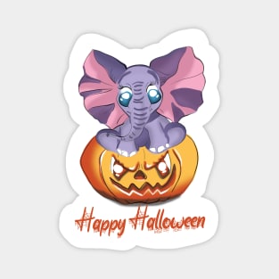 Happy halloween elephant Magnet