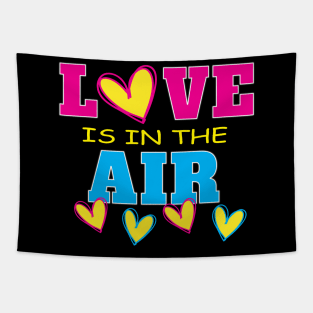 Happy Couples Singles Valentine Love Is in the Air Tapestry
