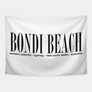 Bondi Beach Address Tapestry