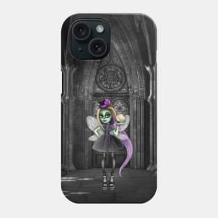 Green fairy in the graveyard Phone Case