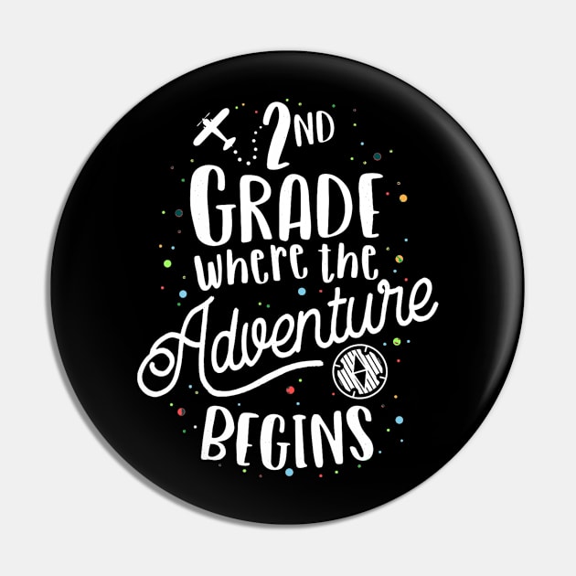 2Nd Grade Where He Adventure Begins Second Kids Eacher Pin by Hot food