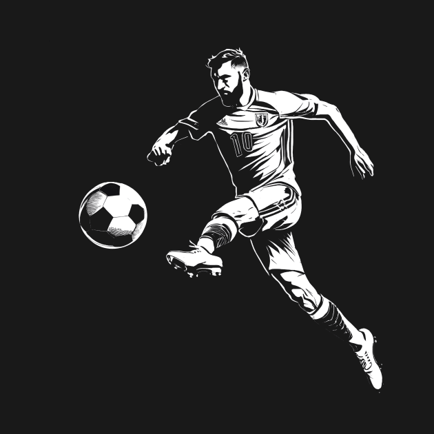 Dynamic Soccer Player by SimplyStitch Shop