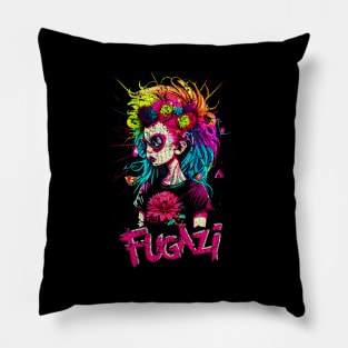 Punk Rock Ladies - Fugazi Vintage Pillow