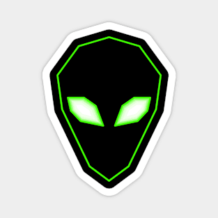 Poly Alien Outline Magnet