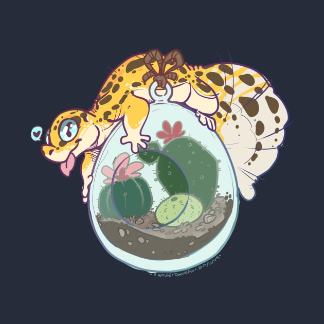 Leopard gecko and tirarium by FoxintheBushStudios