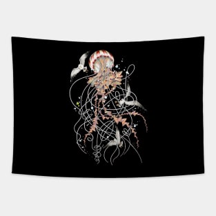 Compass Jellyfish Tapestry