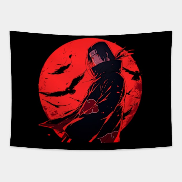 itachi Tapestry by peterdoraki