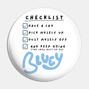 bluey checklist Pin