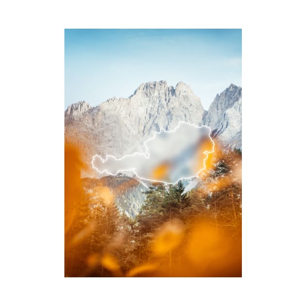 Austria Country Map | Luminous Landscapes by Visitify