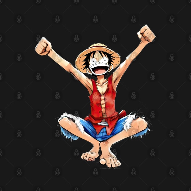 Monkey D Luffy - One Piece by Buff Geeks Art