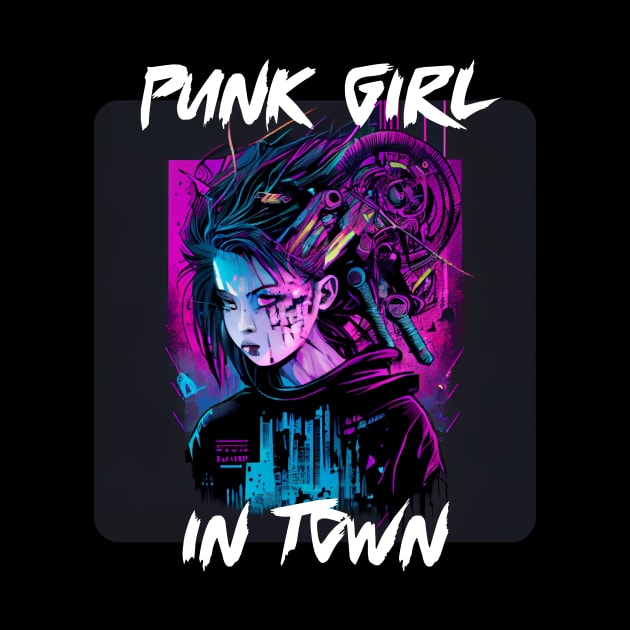 Graffiti Style - Punk Girl In Town 3 by PD-Store