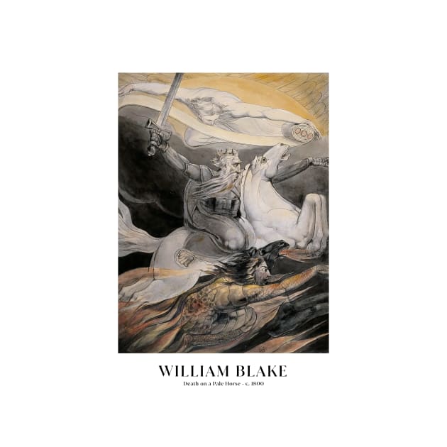 William Blake - Death on a Pale Horse by MurellosArt