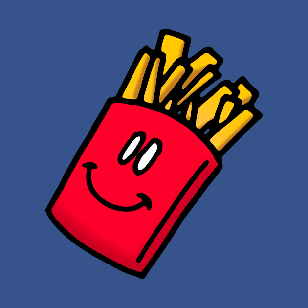 Simple Fries Doodle by VANDERVISUALS