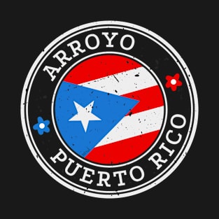 Arroyo Puerto Rico Puerto Rican Pride Flag T-Shirt