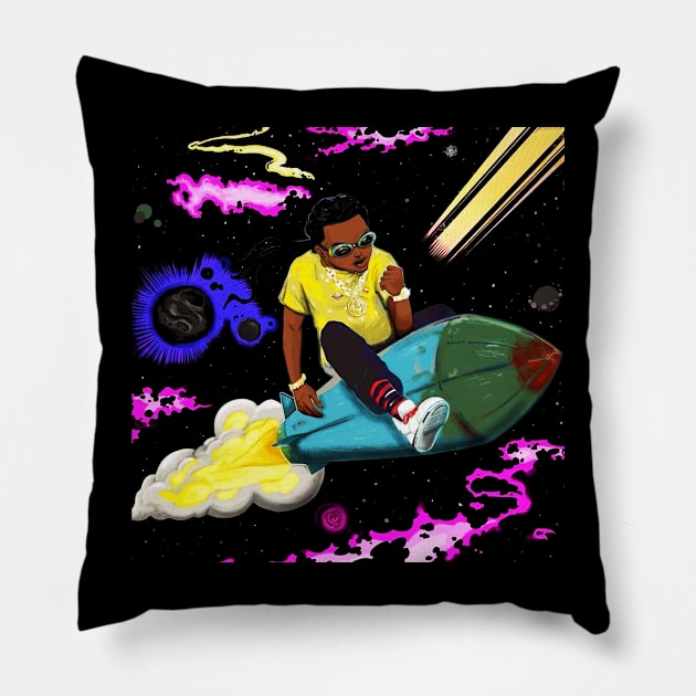 rip Pillow by KevinPower Art