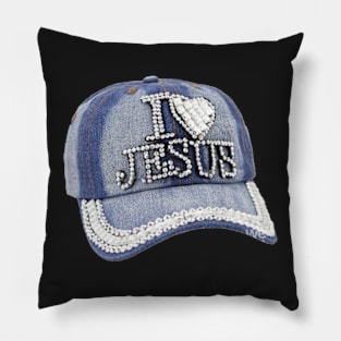 i <3 jesus Pillow