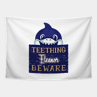 Eleanor - Funny Kids Shark - Personalized Gift Idea - Bambini Tapestry