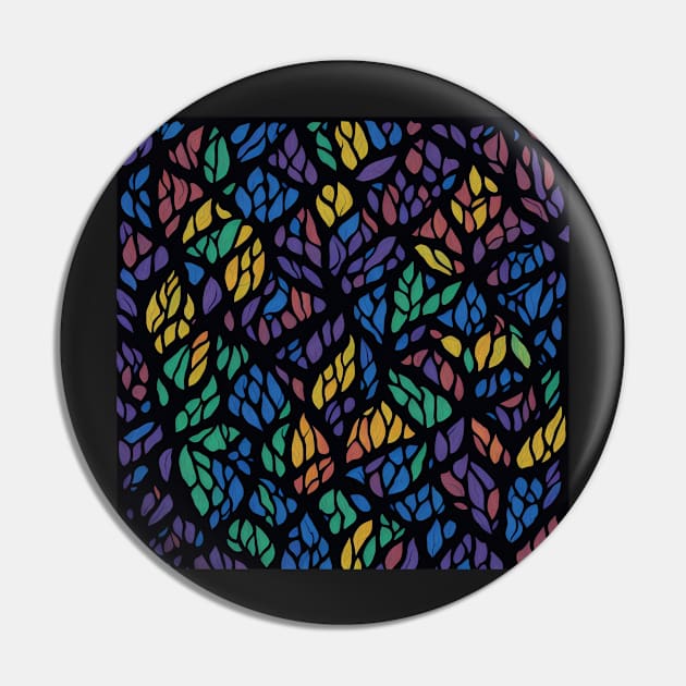 Patterns of Stained Glass Window on Canvas Pin by JEWEBIE