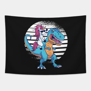 Trex Unicorn gift idea Tapestry