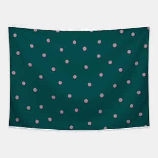 Random scattered dots, abstract minimalistic print Tapestry