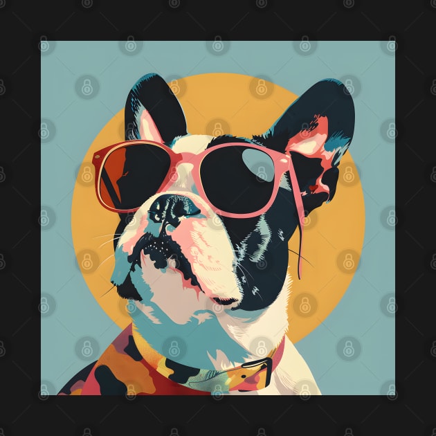 Boston Terrier in 80's by NatashaCuteShop