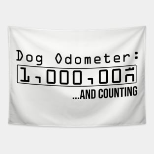 Dog Odometer, 1,000,000 and counting Tapestry