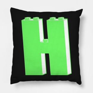 THE LETTER H Pillow