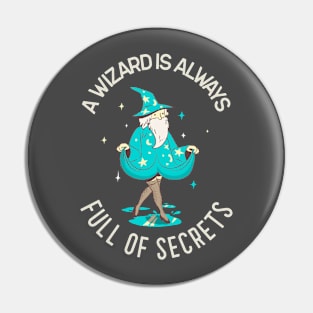 Funny Stocking Wizard Pin