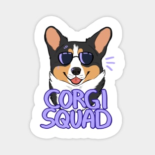 CORGI SQUAD (tri) Magnet