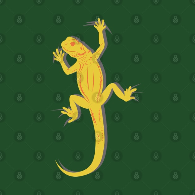 Yellow Lizard by SakuraDragon