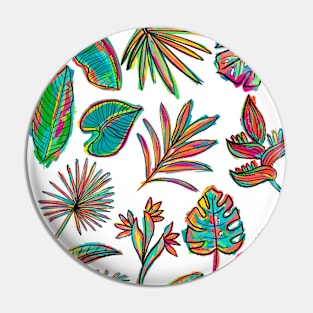 tropical leaves Pin