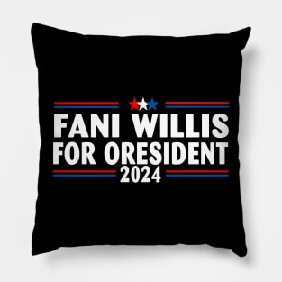 Fani WIllis For President 2024 Pillow