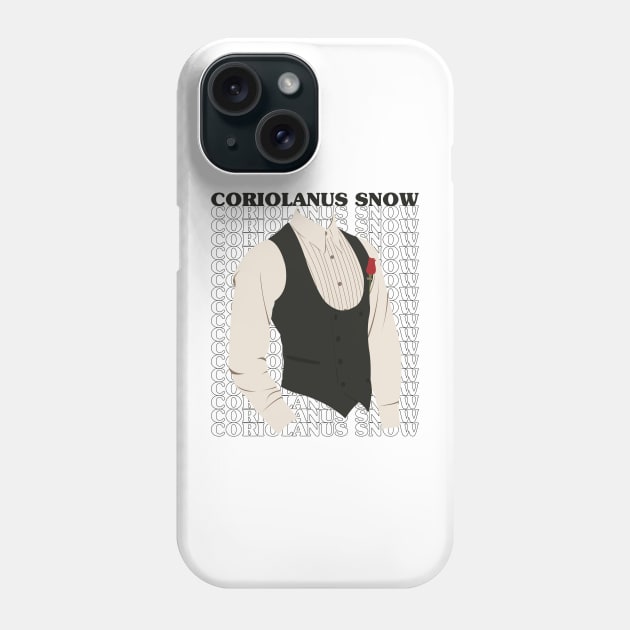 Coriolanus Snow hunger games Phone Case by pump logos