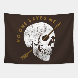 Lone Wolf Skull Skills Tapestry