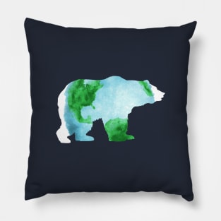 Earth Mama Bear Our Planet Protector Cool Gift For Nature Lovers Pillow