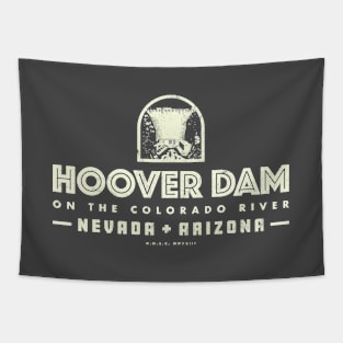 Vintage Hoover Dam Tapestry