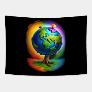 Earth Day Celebration Tapestry