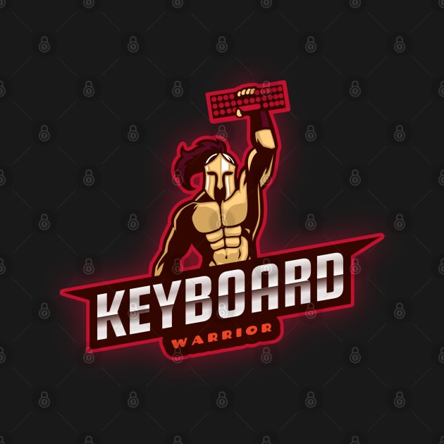 Keyboard Warrior Logo by RowdyPop