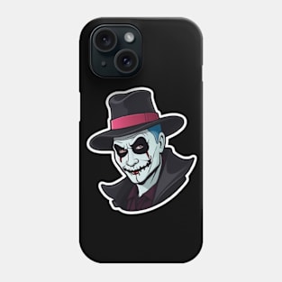 scary halloween psycho man Phone Case